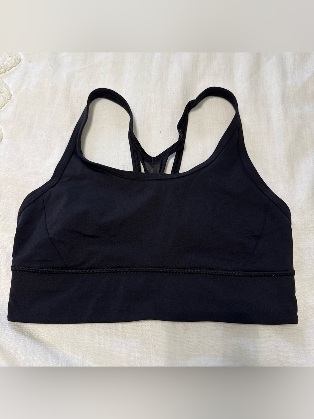 lululemon athletica Black Strappy Low-Impact Sports Bralette